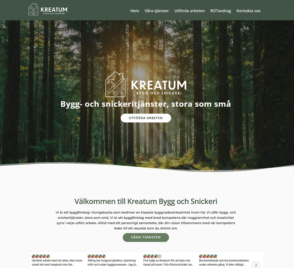 Kreatum Bygg och Snickeri