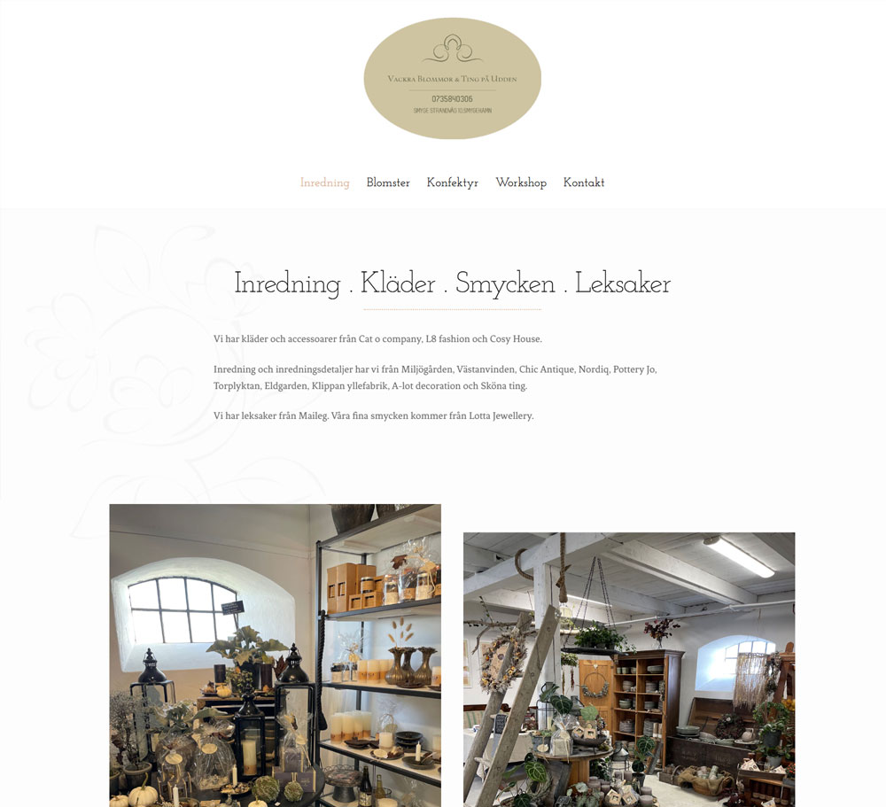  Vackra Blommor & Ting på Udden