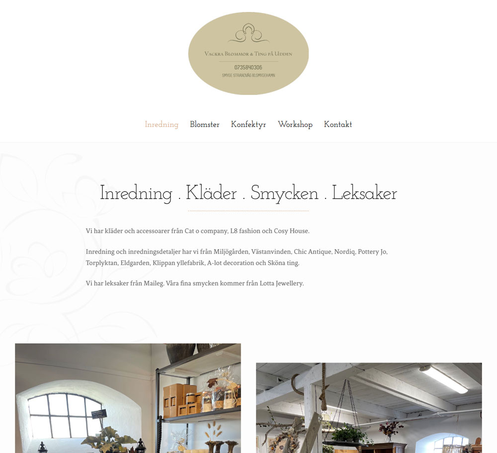  Vackra Blommor & Ting på Udden